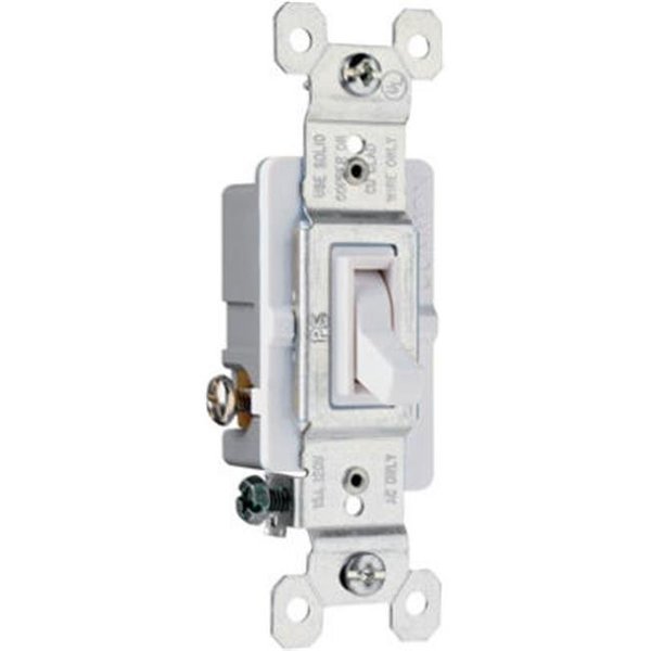 Nextgen 663WGTU 15A 120V Grounded Standard 3 Way Toggle Switch; White NE569199